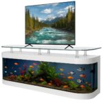 Meuble TV aquarium
