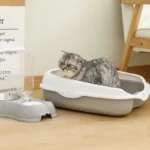 Bac à litière anti-éclaboussures pour chat – Image 2