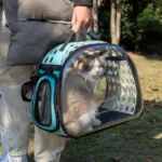 Sac à main transparent pour chat – Image 3