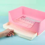 Litière anti-éclaboussures pour lapin – Image 4