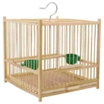 Cage bambou tissé