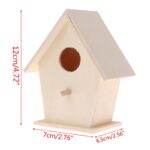 Nichoir en bois style maison – Image 2