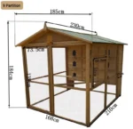 Grande volière en bois – Image 2