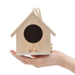 Petit Nichoir en bois style maison – Image 8