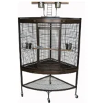 Cage à oiseaux XL métal angle – Image 2