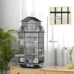 Cage à oiseaux L métal – Image 3