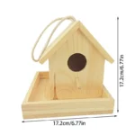 Nichoir en bois robuste double ouverture – Image 3