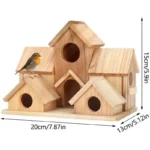 Nichoir en bois style grande maison – Image 3